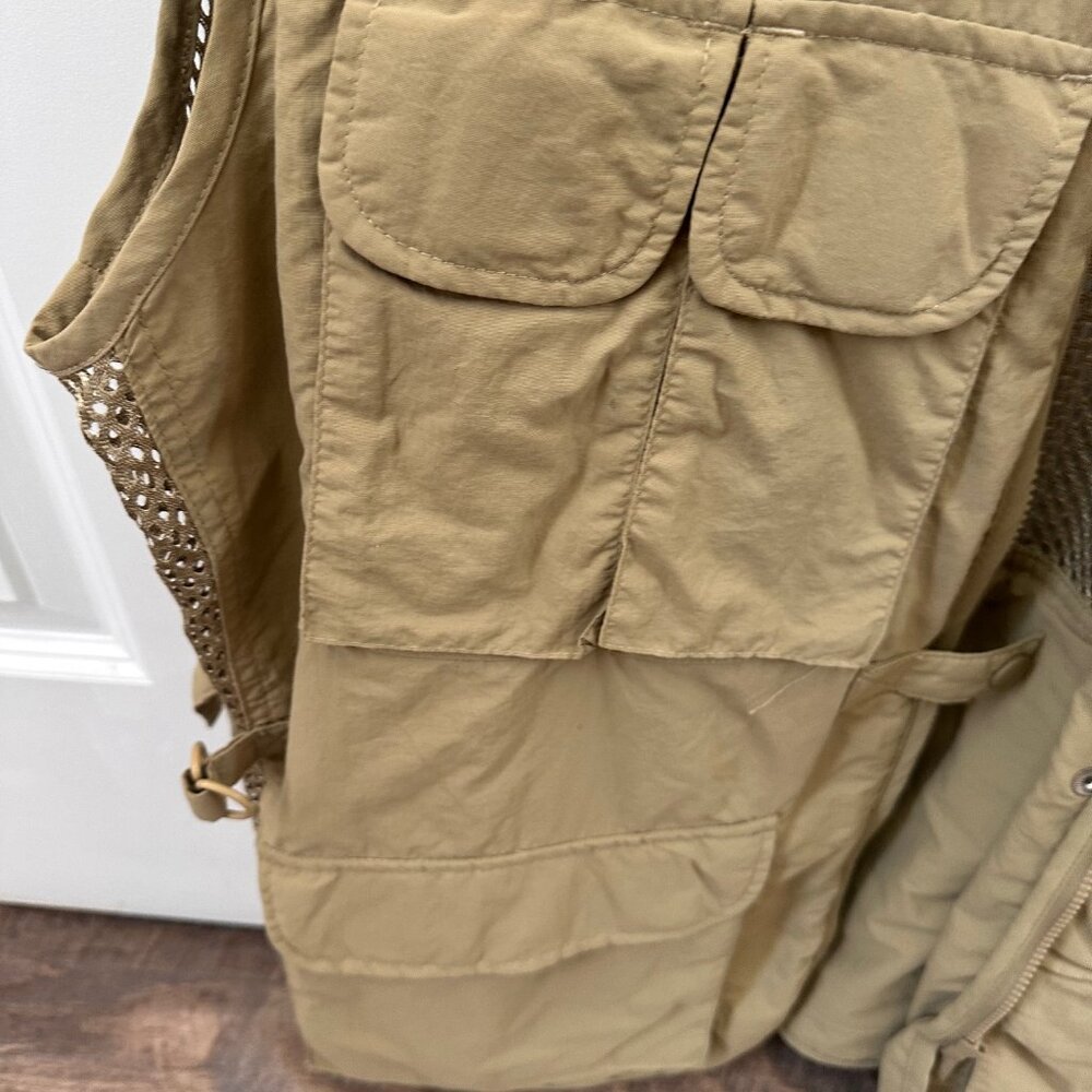 Safari Vest, Extra Large, Khaki - Picture 2 of 8